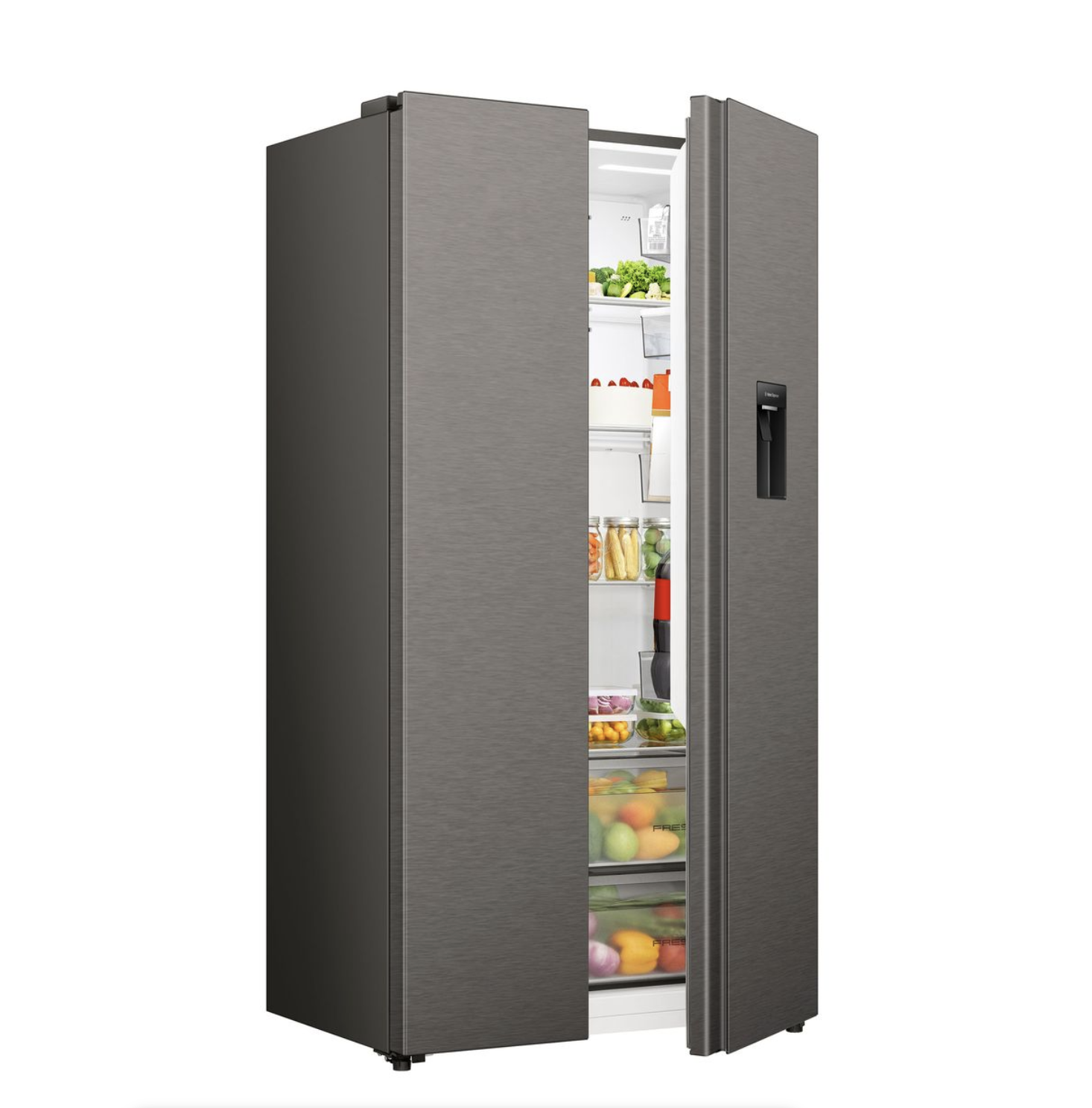 Hisense 541L Side-by-Side Fridge with Water Dispenser - No Frost for sale