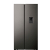 Hisense 508L Side-by-Side Fridge - Titanium Inox