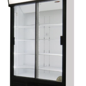 885L Upright Beverage Cooler with Dual Glass Doors