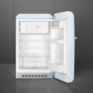 Alternative view of Smeg 50s Style Refrigerator Pastel Blue/White 135L Retro Fridge A++