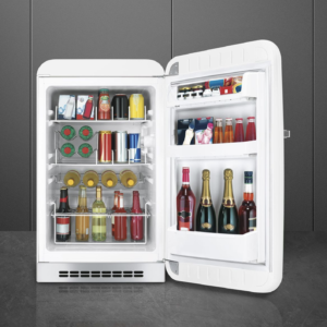 Smeg 50s Style Refrigerator Pastel White 135L Retro Fridge A++ for sale
