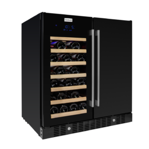 SnoMaster 34 Bottle + 95L Wine & Beverage Cooler – Dual Door Fridge