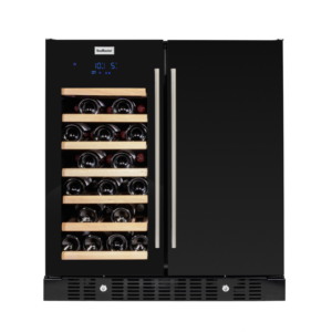 SnoMaster 34 Bottle + 95L Wine & Beverage Cooler – Dual Door Fridge