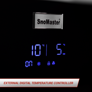 SnoMaster 34 Bottle + 95L Wine & Beverage Cooler – Dual Door Fridge for sale