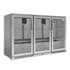 SnoMaster 300L Stainless Steel Beverage Cooler – 3 Door Under-Counter