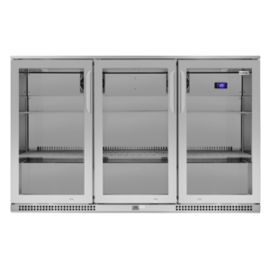 SnoMaster 300L Stainless Steel Beverage Cooler – 3 Door Under-Counter for sale