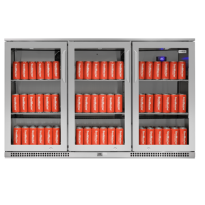 SnoMaster 300L Stainless Steel Beverage Cooler – 3 Door Under-Counter for sale online