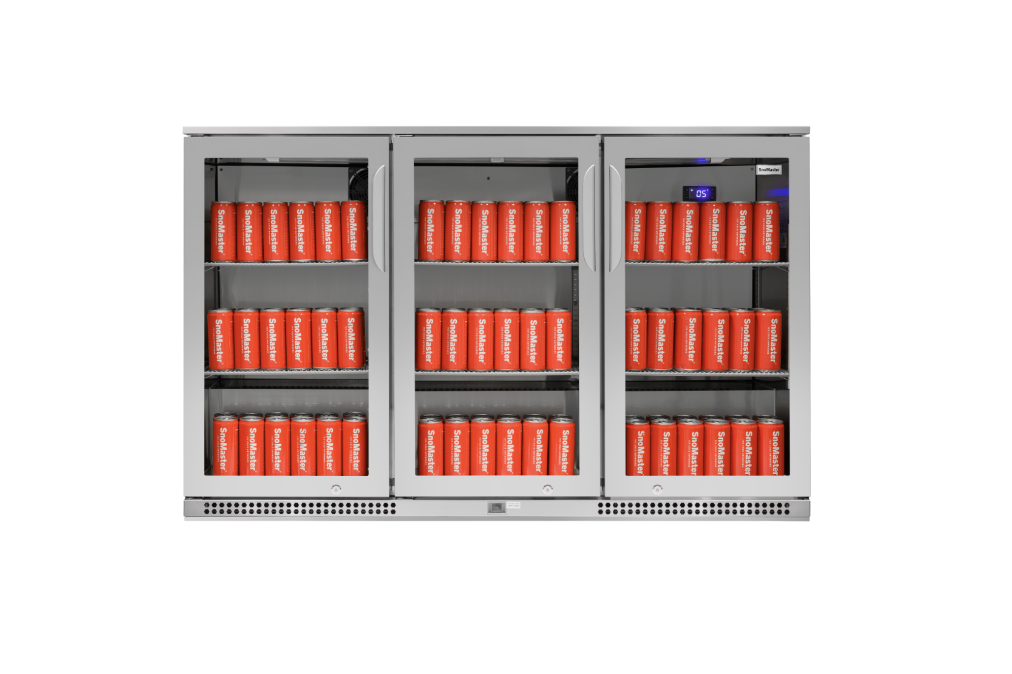 SnoMaster 300L Stainless Steel Beverage Cooler – 3 Door Under-Counter for sale online
