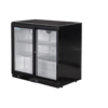 2 Door Sliding Back Bar Cooler with LED Lighting