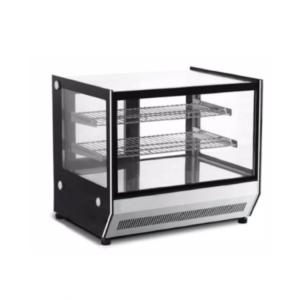 Square Glass Heated Display Table – 660mm for sale