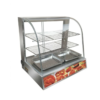 Curved Glass Pie Warmer Display