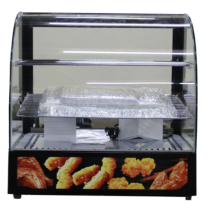 Two Tier 1kW Pie / Food Display Warmer – Black
